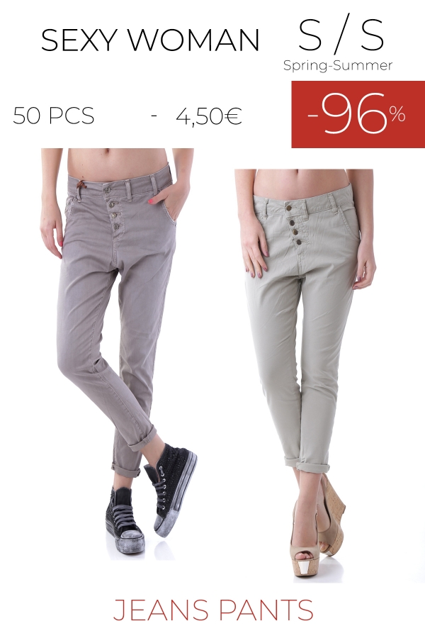 stock jeans pantaloni SEXY WOMAN S/S