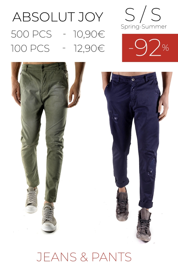 stock uomo jeans pantaloni ABSOLUT JOY S/S