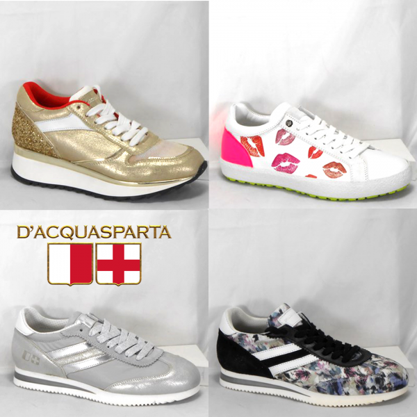 stock sneakers donna firmate D'ACQUASPARTA