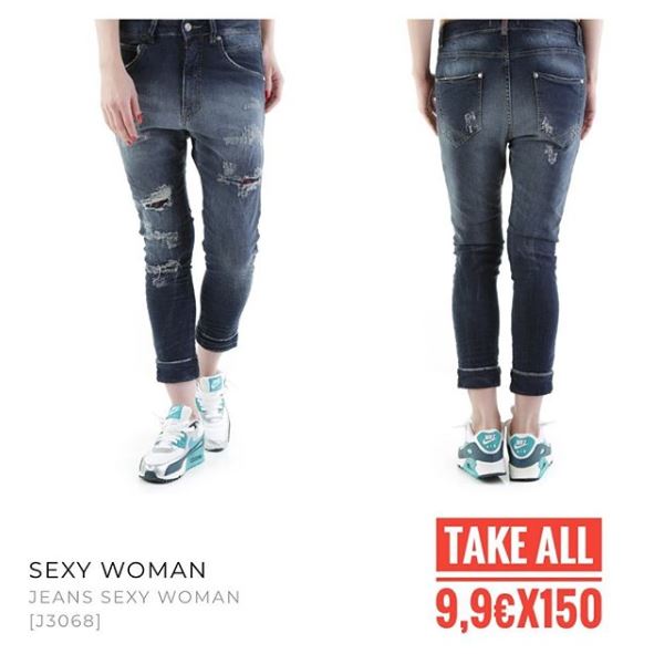 Stock Jeans Donna Sexy Woman