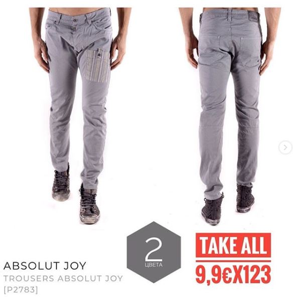 Stock Pantalone Uomo Absolut Joy