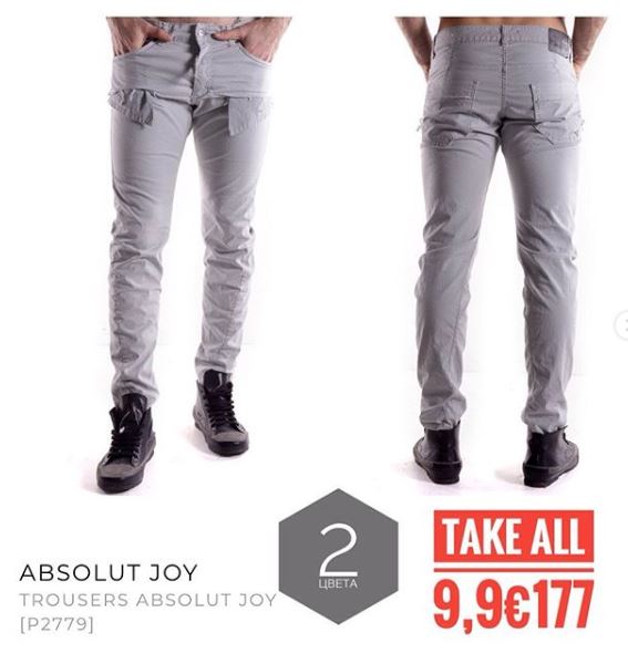 Stock Pantalone Uomo Absolut Joy