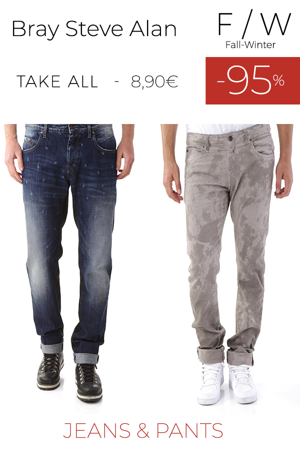 stock uomo jeans pantaloni BRAY STEVE ALAN F/W