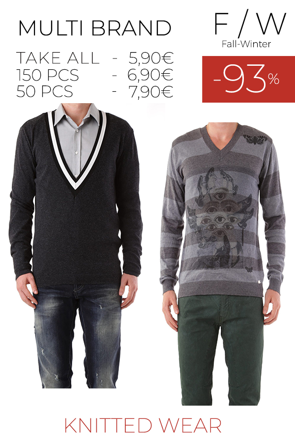 stock maglieria uomo autunno/inverno