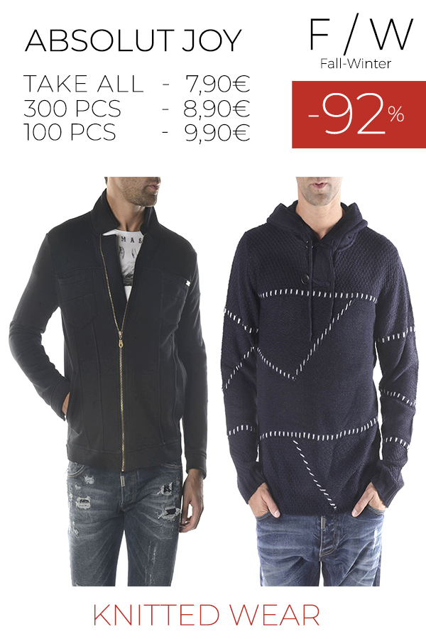 stock maglieria uomo ABSOLUT JOY F/W