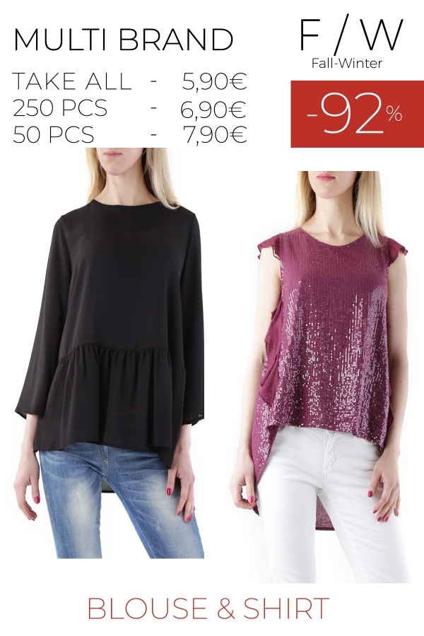 stock camicia e blusa F/W