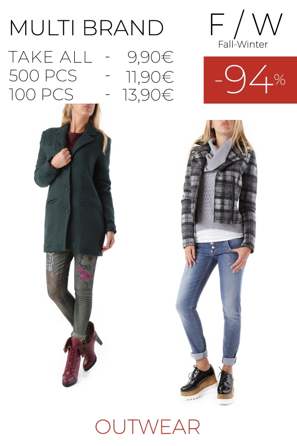 stock donna capispalla F/W