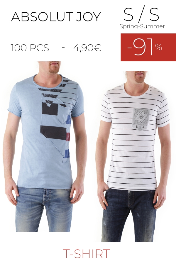 stock uomo t-shirt ABSOLUT JOY S/S