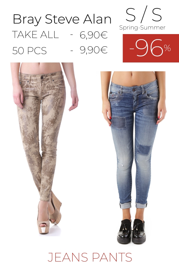 stock jeans pantaloni BRAY STEVE ALAN S/S