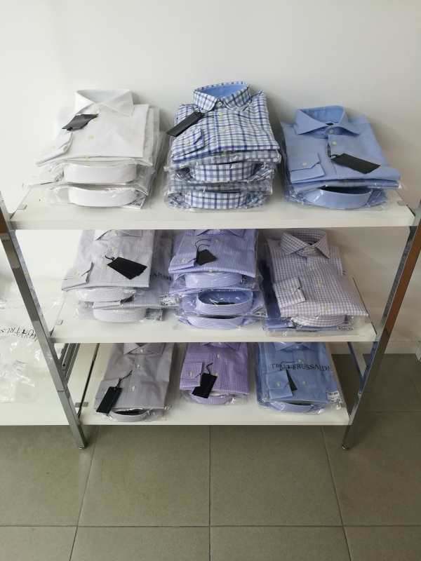 Stock camicie uomo firmate Trussardi