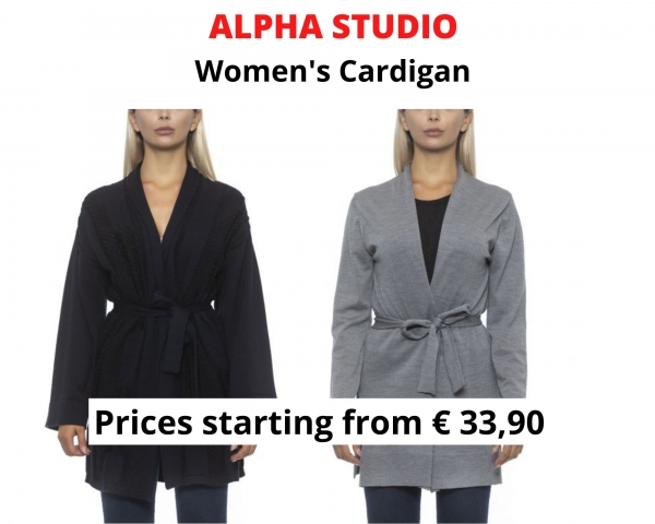 stock cardigan donna ALPHA STUDIO