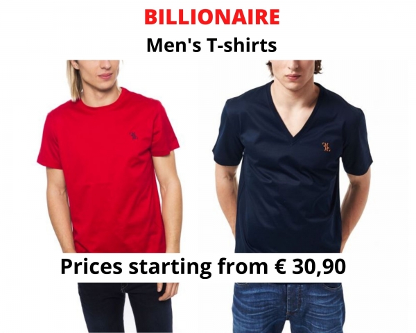 stock t-shirt uomo BILLIONAIRE