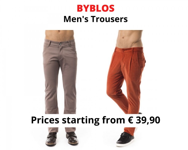 stock pantaloni uomo BYBLOS