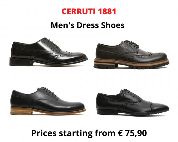 Stock scarpe eleganti uomo CERRUTI 1881