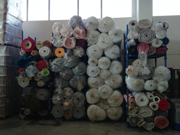 Stock materie prime per calzature