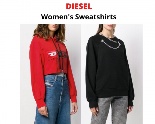 stock felpe donna DIESEL