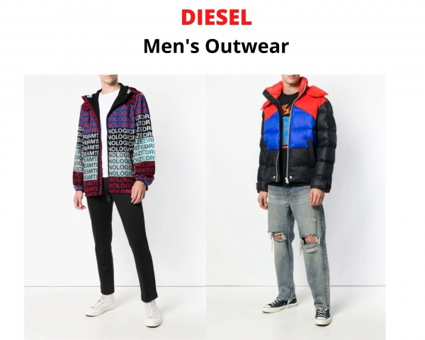 stock capispalla uomo DIESEL