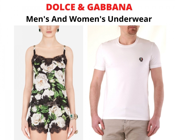 stock intimo uomo e donna DOLCE&GABBANA