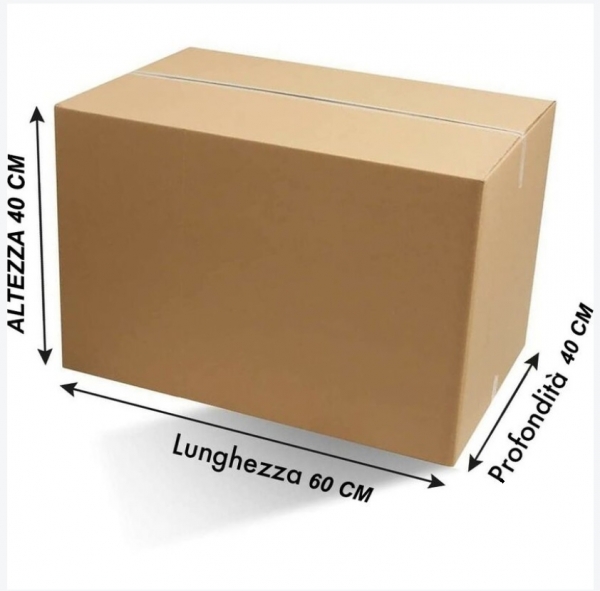 Stock scatole di cartone nuove cm 60x40x40 1080 pz  rif. TV6014
