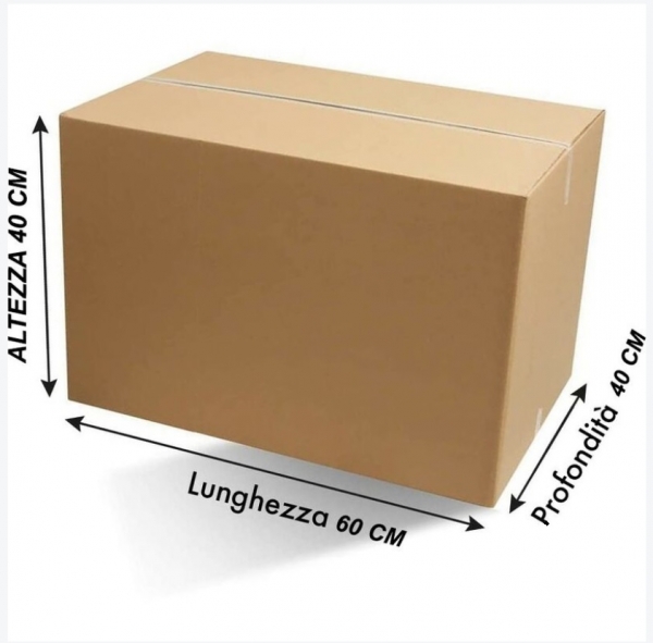 Stock scatole di cartone nuove cm 60x40x40 1080 pz  rif. TV6014