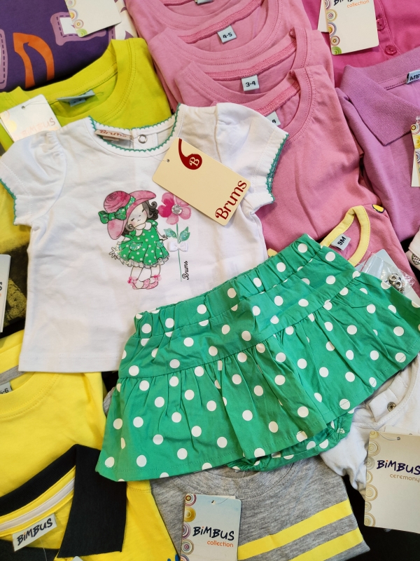 Abbigliamento bambini EMC, BIMBUS, BRUMS - PE rif. 6021