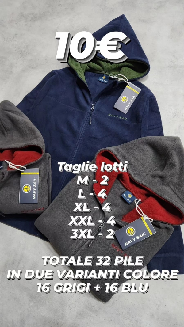 pile NAVY SAIL