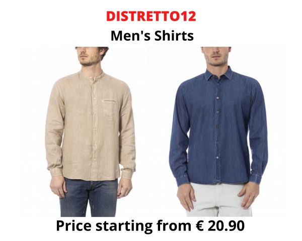 stock camicie da uomo DISTRETTO12